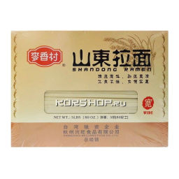 Лапша Рамен Шаньдун (широкая) "MAIXIANG CUN", Китай, 2,27 кг Акция