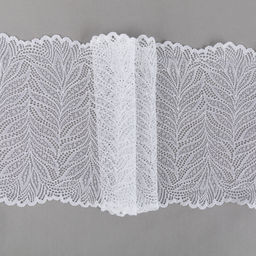 Кружево BLITZ эластичное 200 мм BLST-20 на бобине Турция белый