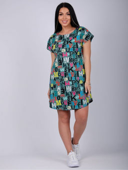 Туника "Душечка" алфавит, трикотаж