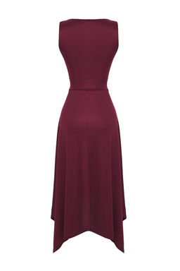 Murdum Pike Y?rtmacl? Kruvaze Kapamal? Maxi Esnek Orme Elbise TWOSS25EL00458 - Trendyolmilla фото 6