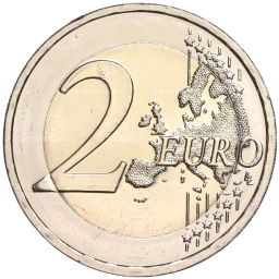 2 евро 2023 года G Германия  1275 лет со дня рождения Карла Великого
