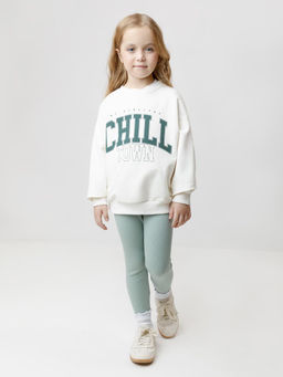 КР 400085/голубой прибой к635 брюки (лосины) для дев