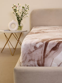 Простыня бязь люкс - Мрамор 150х215