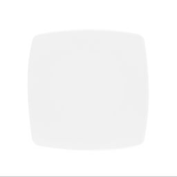 50910 GIPFEL Тарелка квадратная PRINCESSE 19х19см. Цвет: белый. Материал: фарфор  фото 2