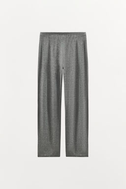 PANTAL?N MEZCLA LYOCELL BOTONES / Gris - Zara фото 5