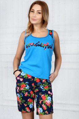 Арт. 206 Пижама с шортами 44-52 /48-54 - 5+3 фото 2