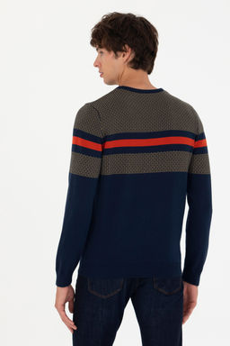 U. S. Polo Assn / Мужской темно-синий свитер - U.s. polo assn фото 19