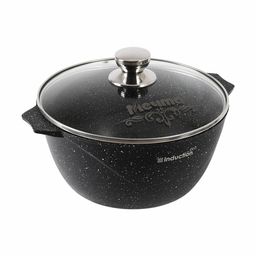 Кастрюля индукционная 2л АП Гранит black Induction Pro арт.42802И /Мечта/