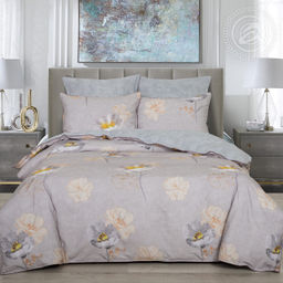 Постельное белье Наоми (велюр) Евро/Пододеяльник (молния): 1 шт.- 220*200; Простыня: 1 шт.- 260*240; Наволочка (с кантом): 2 шт.- 70*70; Наволочка (с кантом): 2 шт.- 50*70 Велюр