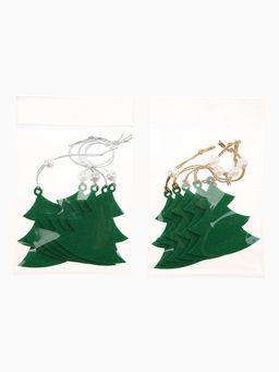 Цена за 2 шт. Набор ёлочных украшений Ёлочки 5 шт. - Simaland фото 5