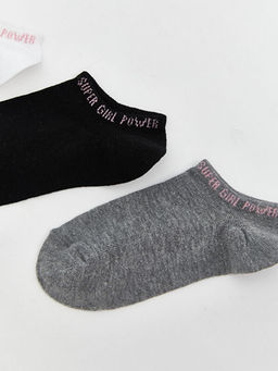 K?z ?ocuk Patik ?orap 3l?