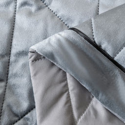 Велюровое покрывало в клетку и две наволочки OVL038 240*260/50-70 2 шт - Ситрейд фото 6