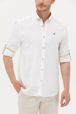 U. S. Polo Assn Мужская рубашка светло-коричневого цвета с длинным рукавом Неожиданная скидка в корзине - U.s. polo assn фото 13