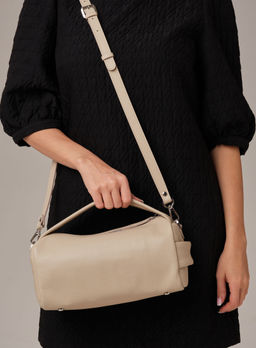 Кожаная сумка Solea DBR 31365 бежевая пудра  фото 5