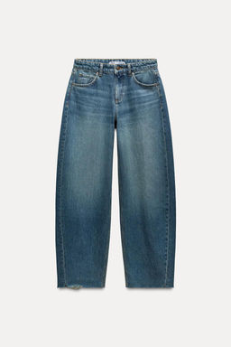 Z1975 LOW-WAIST BALLOON-FIT JEANS - Zara фото 3