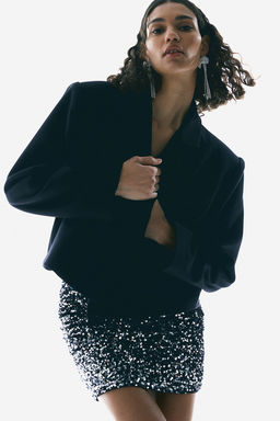 Americana oversize de punto