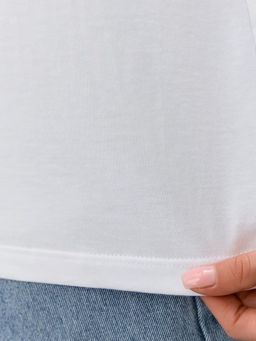 Футболка Primm P612-06-905 белый хлопок с эластаном фото 4