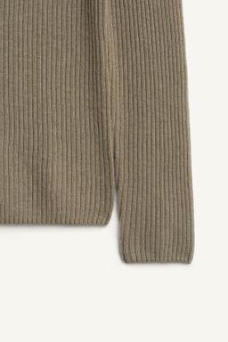 100% WOOL TURTLENECK JUMPER LIMITED EDITION - Zara фото 7