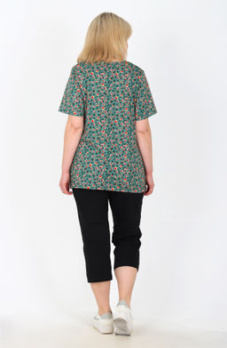 Футболка Кира Ф-105 (46-64) кулирка - Лотос фото 14