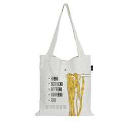 Шоппер LOREX COTTON PASTA POINT 38х44х6 см белый, хлопок, универсальный