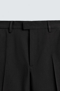 PANTAL?N REGULAR FIT BANDAS SMOKING / Negro - Zara фото 7