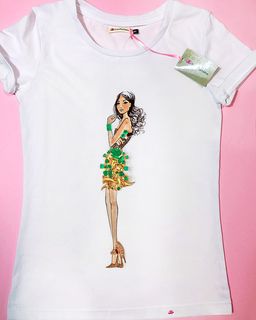 Эксклюзивная футболка Yana Pletneva упаковка плотный Zip пакет!