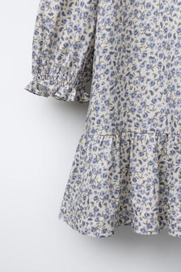 RUFFLED FLORAL DRESS - Zara фото 4