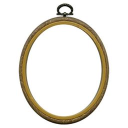 Gamma PHO-080 20 х 25 см ( 8х 10 ) пяльцы-рамка овальные пластик под дерево