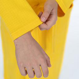 Халат детский вафельный желтый - Утенок фото 11