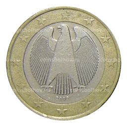 Монета 1 евро 2002 года F Германия