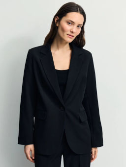 Однобортный жакет прямого кроя / Zarina