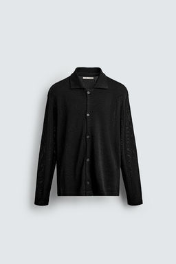 RELAXED FIT KNIT OVERSHIRT - Zara фото 7