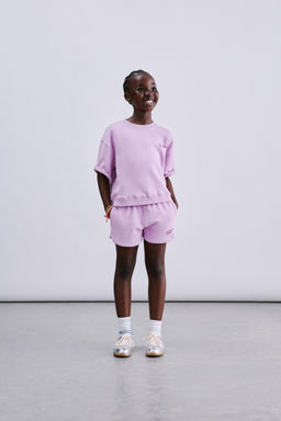 CAMISETA FELPA JOGGING / Malva claro - Zara фото 5