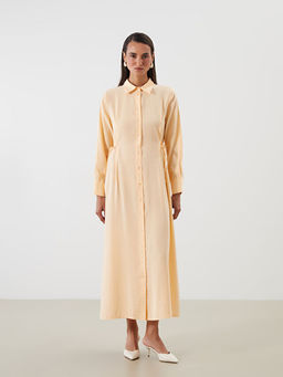 Modal Kar???ml? G?mlek Elbise