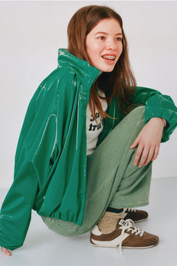 CHUBASQUERO BRILLO WATER RESISTANT / Verde