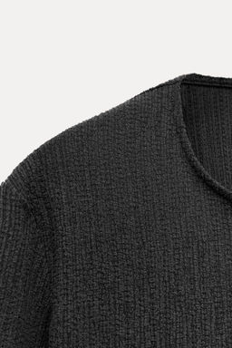 TEXTURED TOP WITH BOW - Zara фото 21