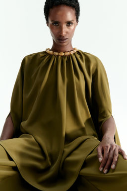Blusa capa con cuentas - H&m фото 3