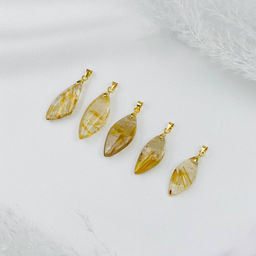 Кулон из Рутилового кварца (Волосатик)