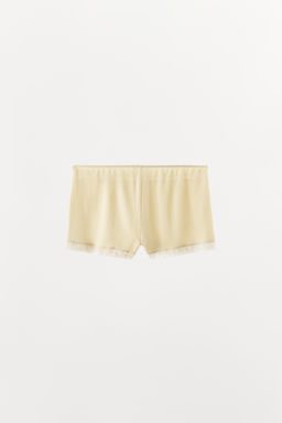SHORTS POINTELLE ENCAJE / Crudo - Zara фото 5
