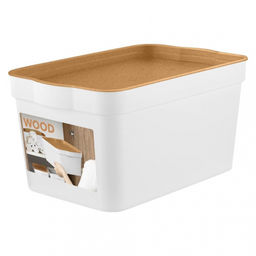 Ящик для хранения 2,3 л 21,1х14,1х11 см Keeplex Wood арт. KL350111624