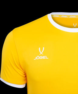 Футболка футбольная JOGEL CAMP Origin, желтый/белый