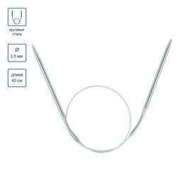 Спицы GAMMA круговые MKS сталь d 3.5 мм 40 см 1 шт с металлической леской фото 5