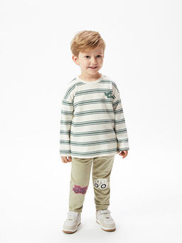 Beli Lastikli Nak??l? Erkek Bebek Jogger E?ofman Alt?
