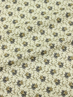 Импорт. хлопок Андромеда (серые цветы), ш.1.45м, хлопок-100%, 105гр/м.кв