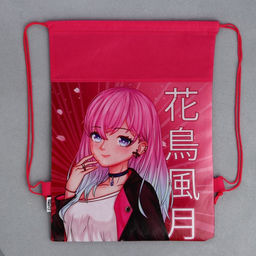 Сумка для обуви Аниме девушка, полиэстер, размер 41х31 см - Artfox фото 8