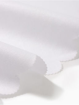 Скатерть «Доляна», однотонная, белая, 140×260 см