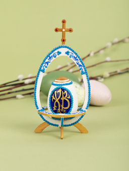 Заготовка для декорирования Mr. Carving КЛ-23 Подставка под яйцо фанера 6.6 х 6.6 х 14 см с Крестом фото 4