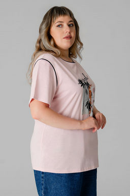 Арт. 31115 Футболка женская 50-58 (5 шт) Цвет:розовый - Калинка фото 14