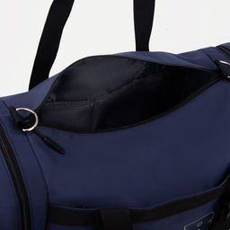 Сумка спортивная на молнии, 2 наружных кармана, цвет синий - Simaland фото 4