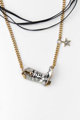 PACK OF 2 COWBOY BOOT BEADED NECKLACES - Zara фото 5